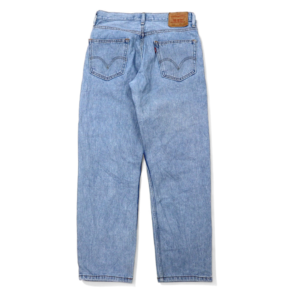 Levi's 00s 550 Relaxed Fit Tapered Denim Pants Size 32 Blue Ice Wash Cotton Zipper Fly USA Line 550-4834 Made in Lesotho