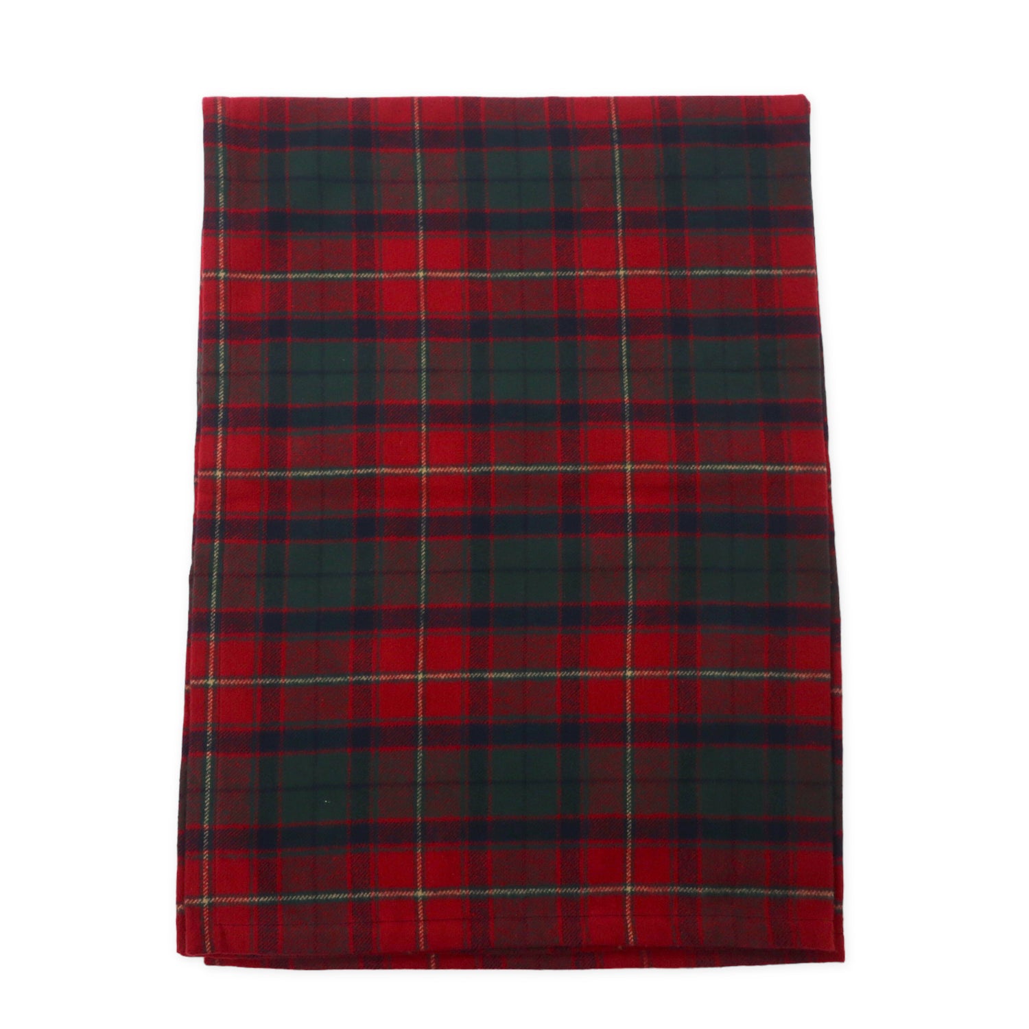 RALPH LAUREN Cambridge Half Cotton Blanket Knee Red CHECKED Small 