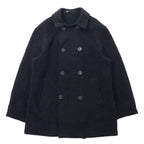 GLOVERALL Made in England Double Melton Coat P Coat L Gray Wool