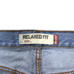 Levi's 00s 550 Relaxed Fit Tapered Denim Pants Size 32 Blue Ice Wash Cotton Zipper Fly USA Line 550-4834 Made in Lesotho