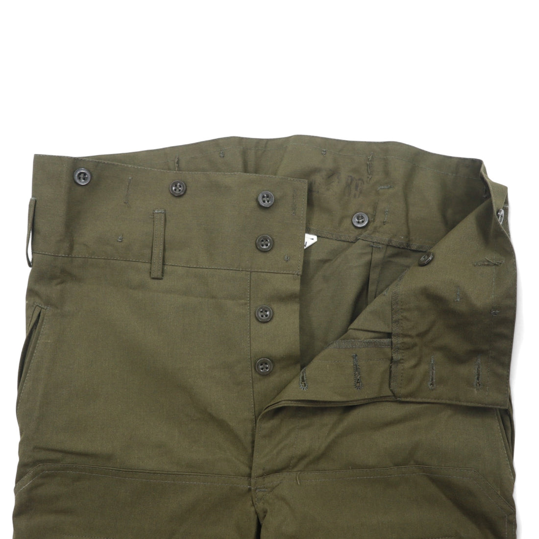 Czech Army M-85 Military Double Knee Cargo Pants, XL, Khaki, Cotton
