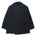 GLOVERALL Made in England Double Melton Coat P Coat L Gray Wool