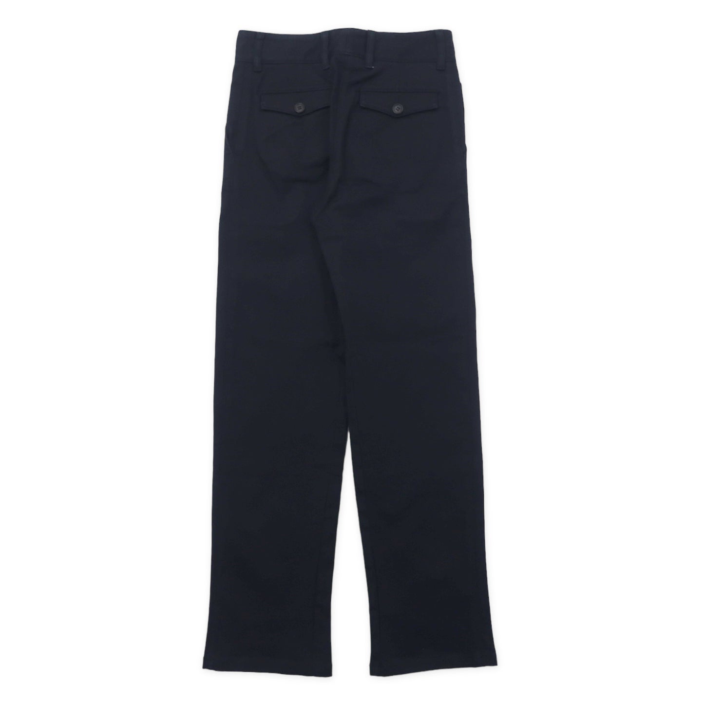 PRADA cotton twill tapered Pants Slacks Trouser 36S Black APD1