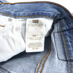 Levi's 00s 550 Relaxed Fit Tapered Denim Pants Size 32 Blue Ice Wash Cotton Zipper Fly USA Line 550-4834 Made in Lesotho