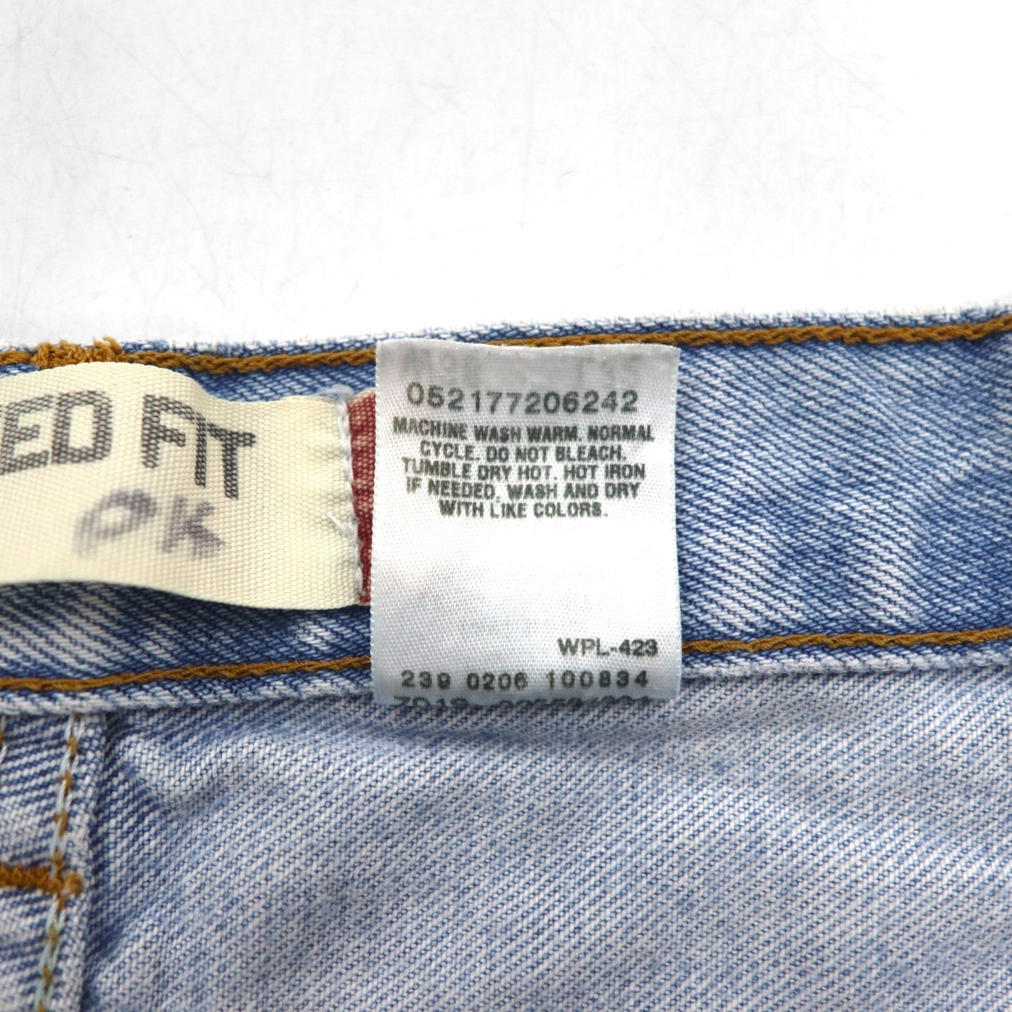 Levi's 00年代 550 ワイド デニムパンツ バギージーンズ  XL リラックスフィット インディゴ 550 4834 ジッパーフライ