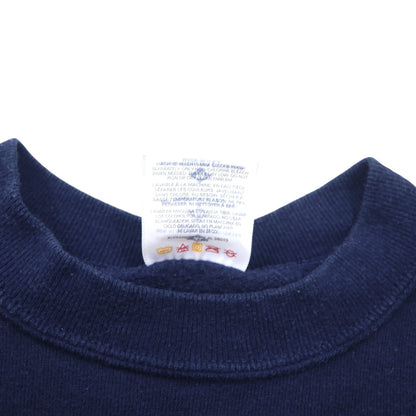 JERZEES 90年代 USA製 NFL プリントスウェット M ネイビー 裏起毛 SUPER BOWL DENVER BRONCOS