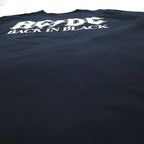 AC/DC ロック バンド Tシャツ 2XL ブラック コットン BACK IN BLACK
