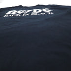 AC/DC ロック バンド Tシャツ 2XL ブラック コットン BACK IN BLACK