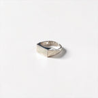Silver Rectangular Signet Ring シグネット リング 指輪 19号 シルバー スクエア 印台