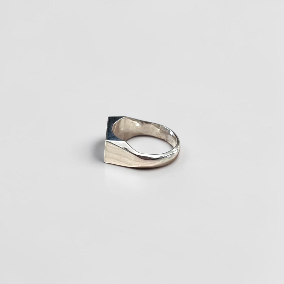 Silver Rectangular Signet Ring シグネット リング 指輪 19号 シルバー スクエア 印台