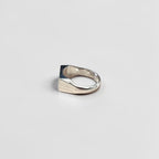 Silver Rectangular Signet Ring シグネット リング 指輪 19号 シルバー スクエア 印台