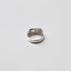 Silver Rectangular Signet Ring シグネット リング 指輪 19号 シルバー スクエア 印台