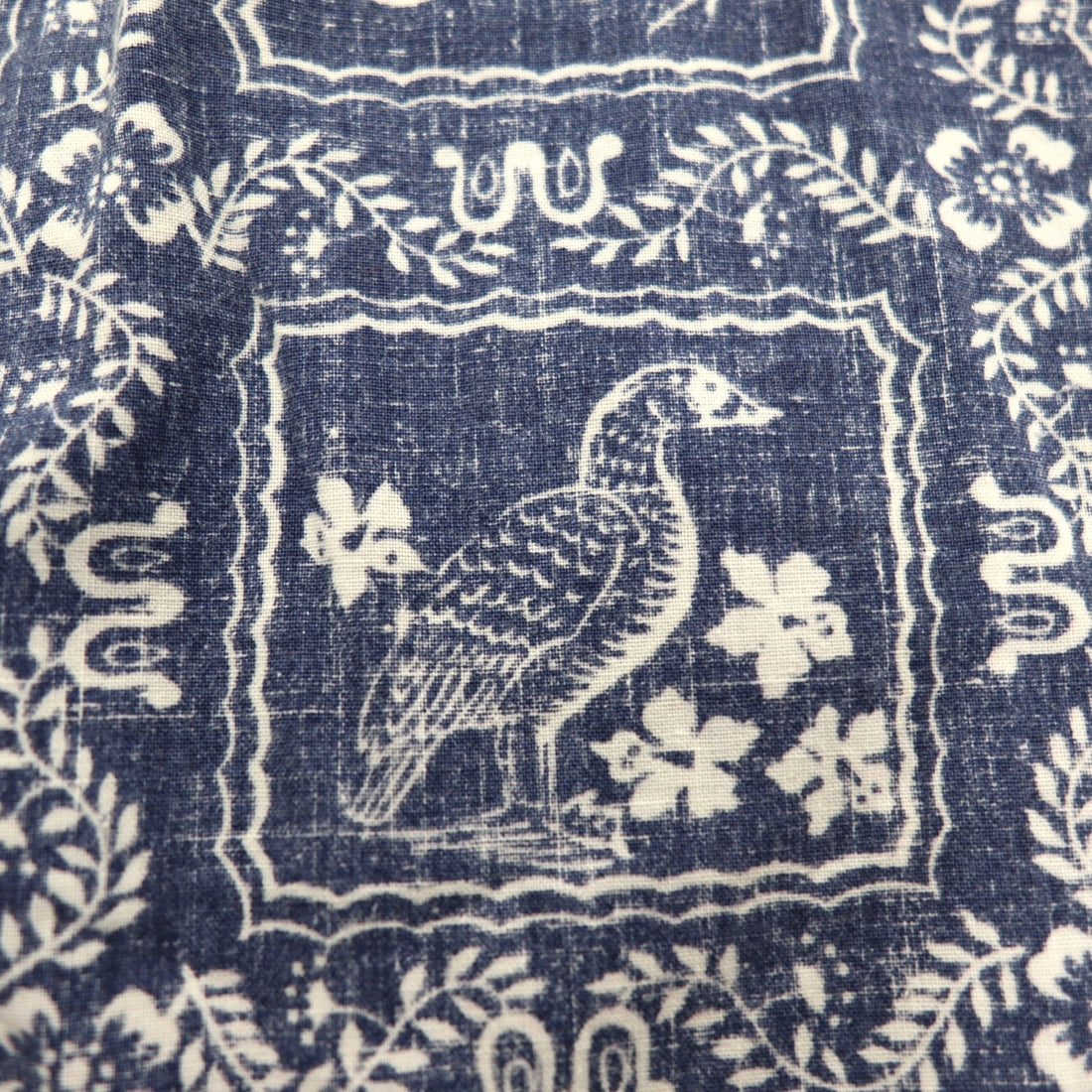 reyn spooner 90年代 ハワイ製 ビキニタグ ハワイアン アロハシャツ L ネイビー 総柄