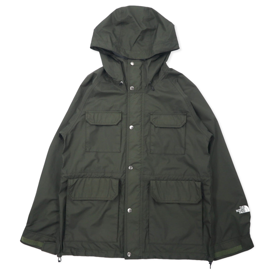 日本然リトテ-古着オンライン-THE NORTH FACE マウンテンパーカー L カーキ ナイロン 防水 Mountain Parka NP12035-THE NORTH FACE Mountain Hoodie L Khaki Nylon Waterproof Mountain Parka NP12035