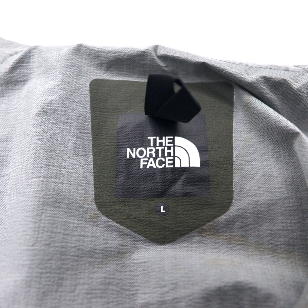 THE NORTH FACE Mountain Parka L Khaki Nylon Waterproof Mountain Parka NP12035