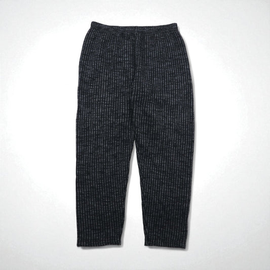 90s France Vintage Easy Wide Pants フランス製 ワイド イージーパンツ L ストライプ ストレッチ テーパード