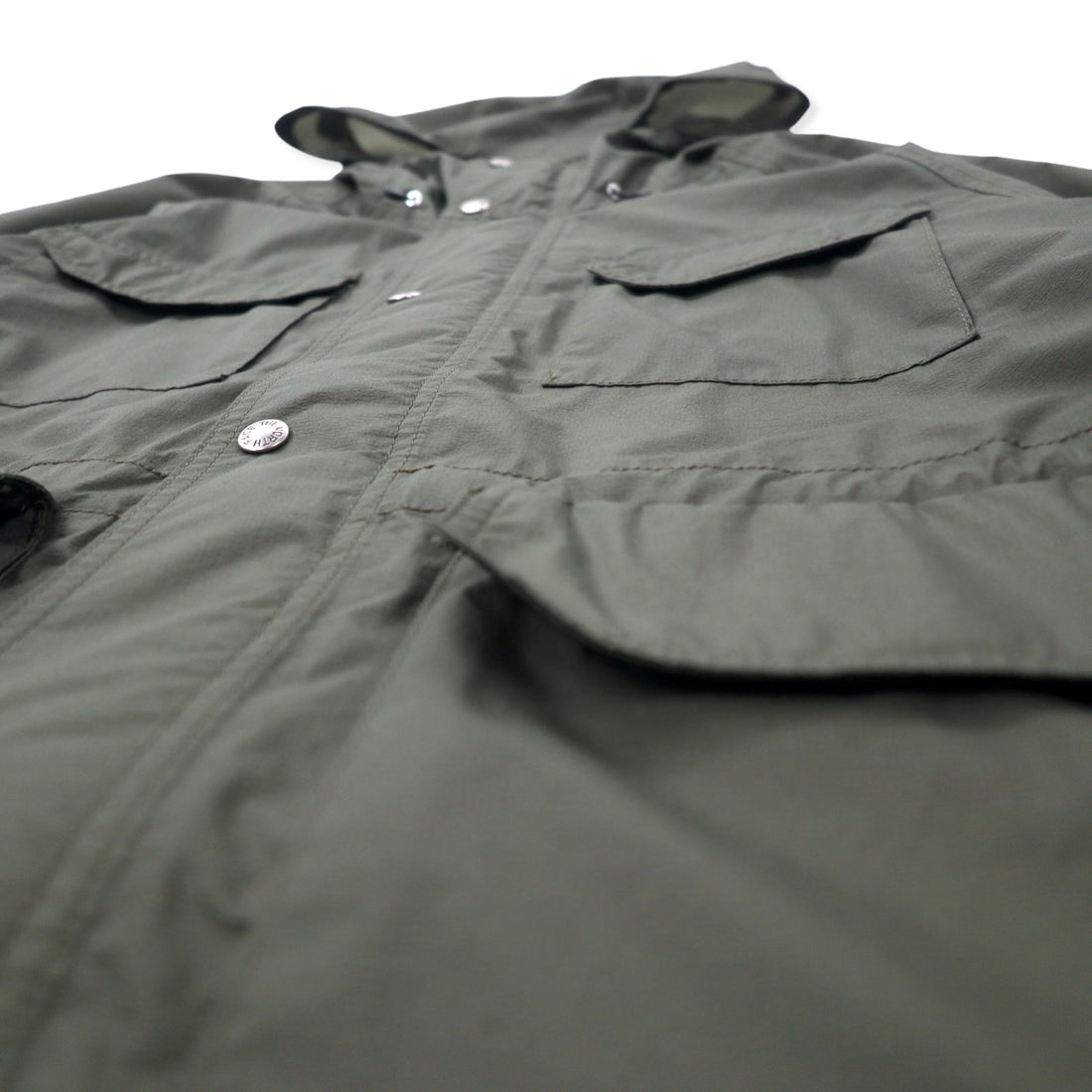 THE NORTH FACE Mountain Parka L Khaki Nylon Waterproof Mountain Parka NP12035