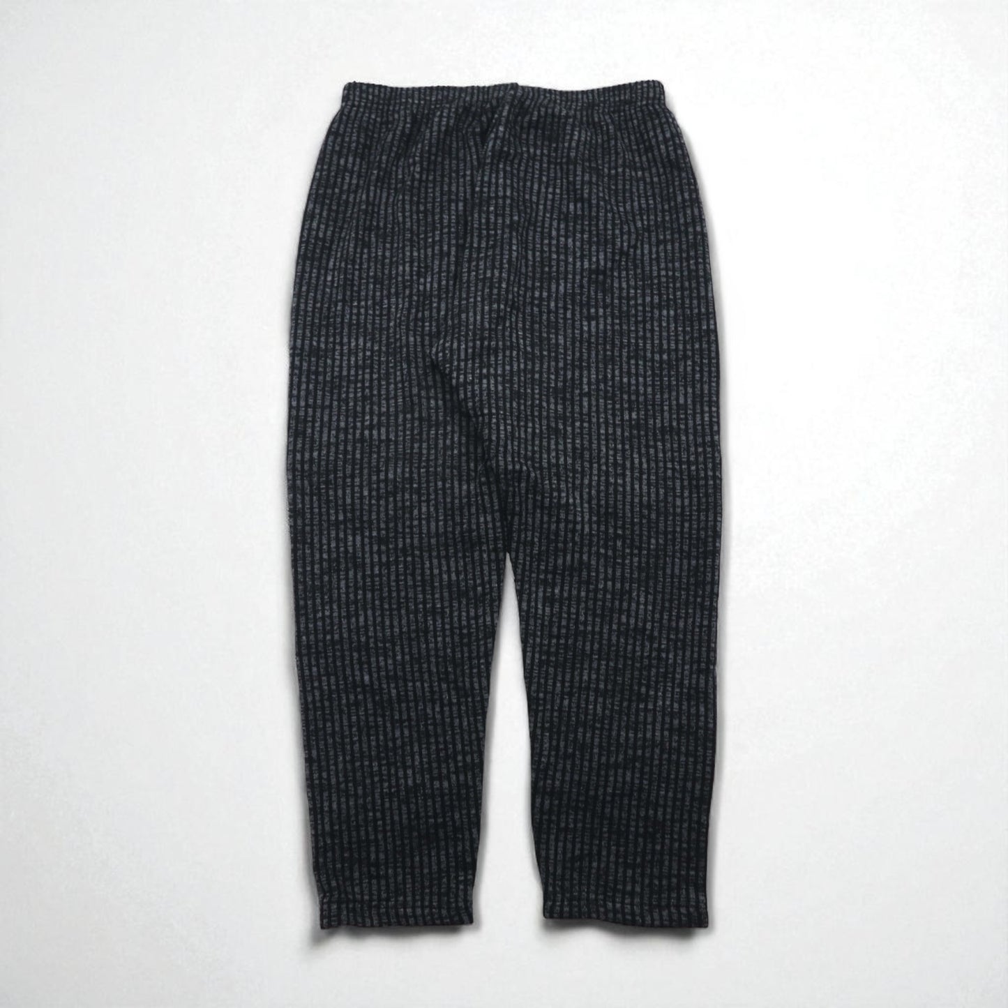 90s France Vintage Easy Wide Pants, Made in France, Wide Easy Pants, Size L, Striped, Stretch, Tapered