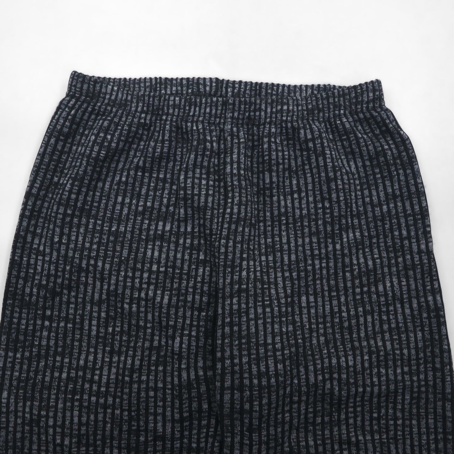 90s France Vintage Easy Wide Pants, Made in France, Wide Easy Pants, Size L, Striped, Stretch, Tapered