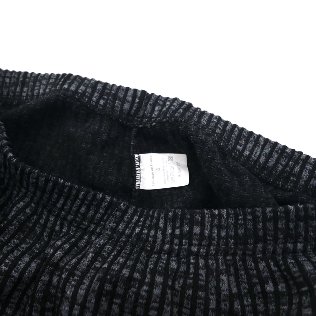 90s France Vintage Easy Wide Pants, Made in France, Wide Easy Pants, Size L, Striped, Stretch, Tapered