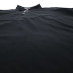 A|X ARMANI EXCHANGE ハーフジップ ポロシャツ XL ブラック コットン