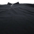 A|X ARMANI EXCHANGE ハーフジップ ポロシャツ XL ブラック コットン