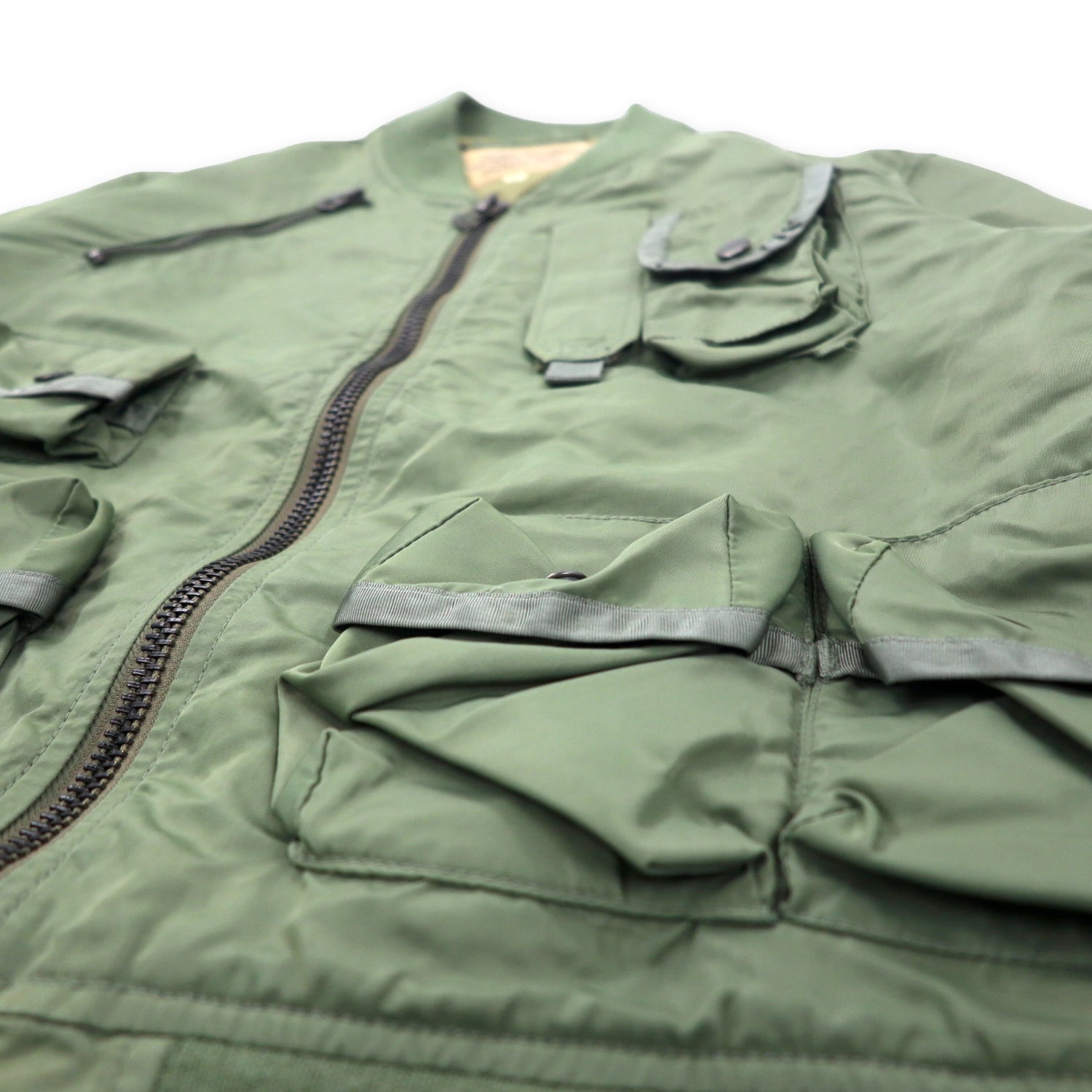 AVIREX MA-1 Flight Jacket L Khaki Nylon 28-A6755 – 日本然リトテ