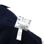 Polo Ralph Lauren 90s 3B Tailored Jacket Blazer, Size L, Navy Cotton with Pony Embroidery