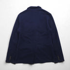 Polo Ralph Lauren 90s 3B Tailored Jacket Blazer, Size L, Navy Cotton with Pony Embroidery