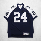 Reebok NFL VINTAGE COLLECTION ゲームシャツ XL ネイビー ナンバリング DALLAS COWBOYS