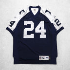 Reebok NFL VINTAGE COLLECTION ゲームシャツ XL ネイビー ナンバリング DALLAS COWBOYS