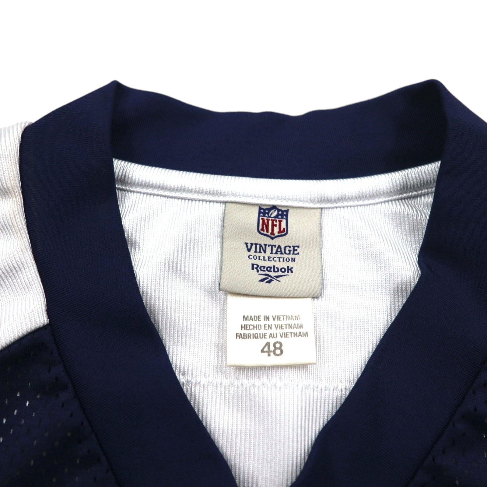 Reebok NFL VINTAGE COLLECTION ゲームシャツ XL ネイビー ナンバリング DALLAS COWBOYS