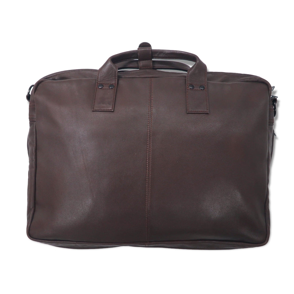 PORTER Around Leather Business Bag Briefcase Brown AROUND BRIEFCASE 003-01266 Made in Japan