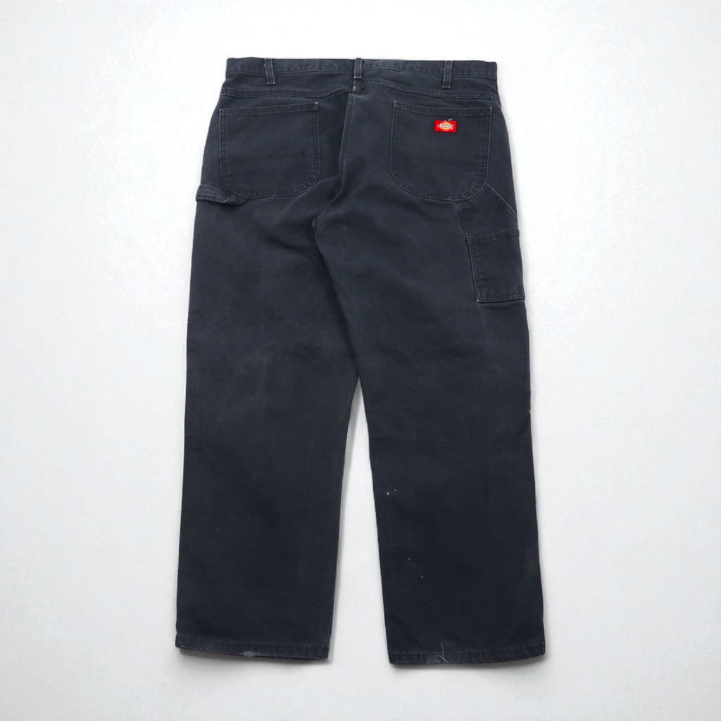 Dickies Duck Painter Pants, XL, Black Cotton, 1939RBK