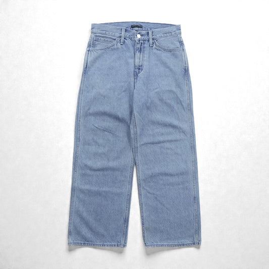 Levi's LINE8 ルーズフィット ワイド デニムパンツ ジーンズ S ライト ブルー インディゴ 57691-0000