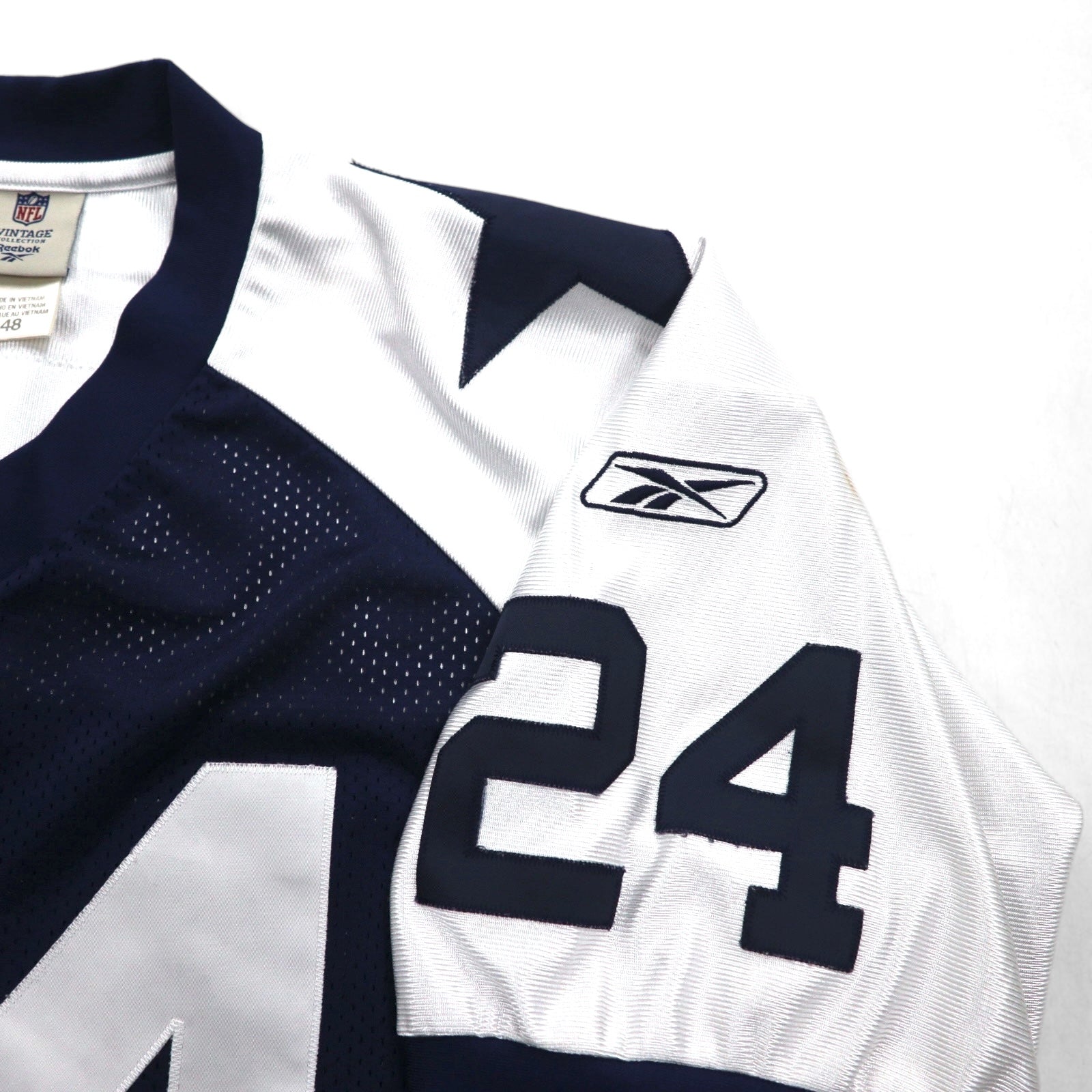 Reebok NFL VINTAGE COLLECTION ゲームシャツ XL ネイビー ナンバリング DALLAS COWBOYS