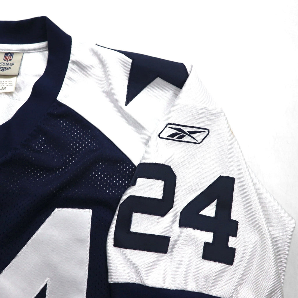 Reebok NFL VINTAGE COLLECTION ゲームシャツ XL ネイビー ナンバリング DALLAS COWBOYS