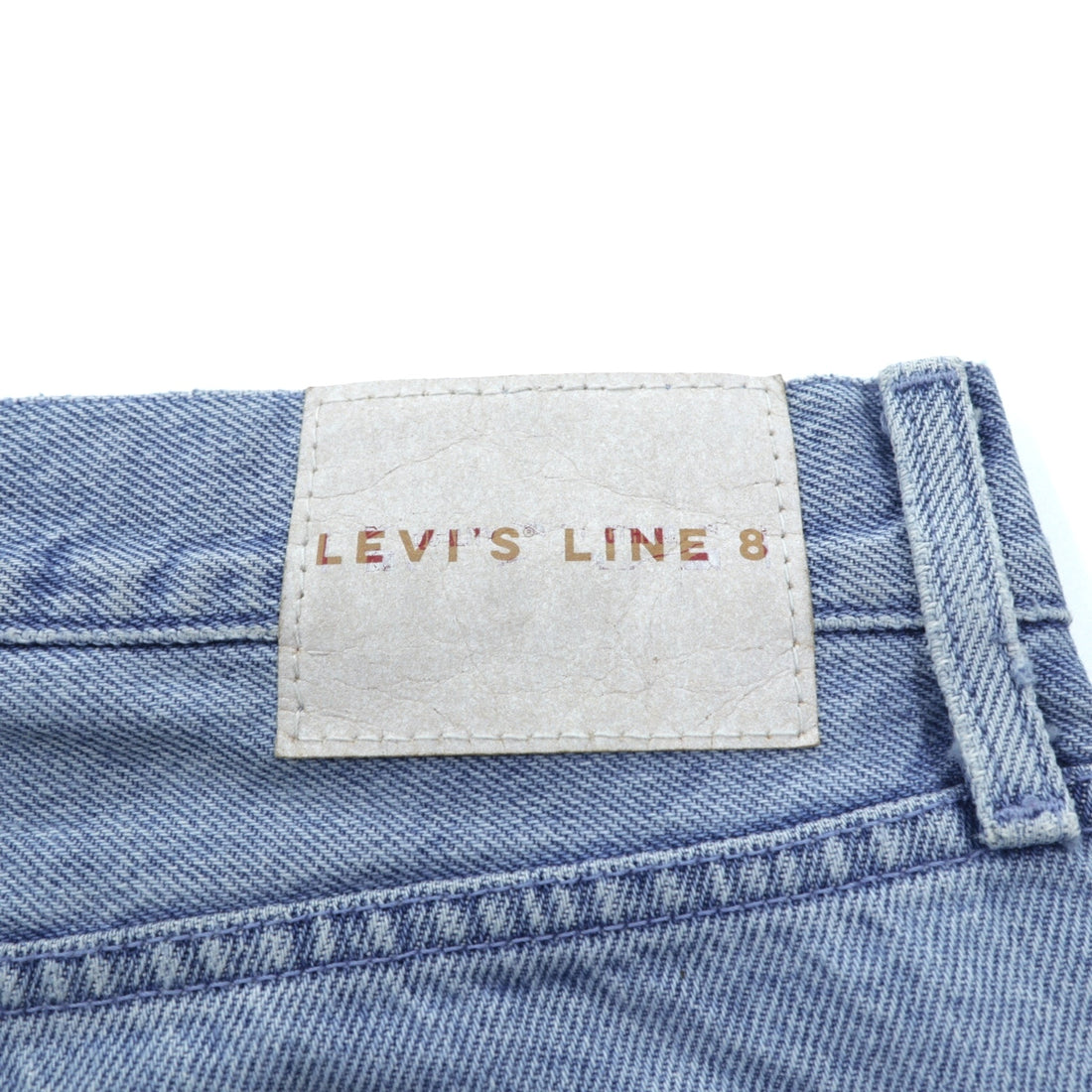 Levi's LINE8 Loose Fit Wide Denim Pants, Jeans, Size S, Light Blue Indigo, 57691-0000
