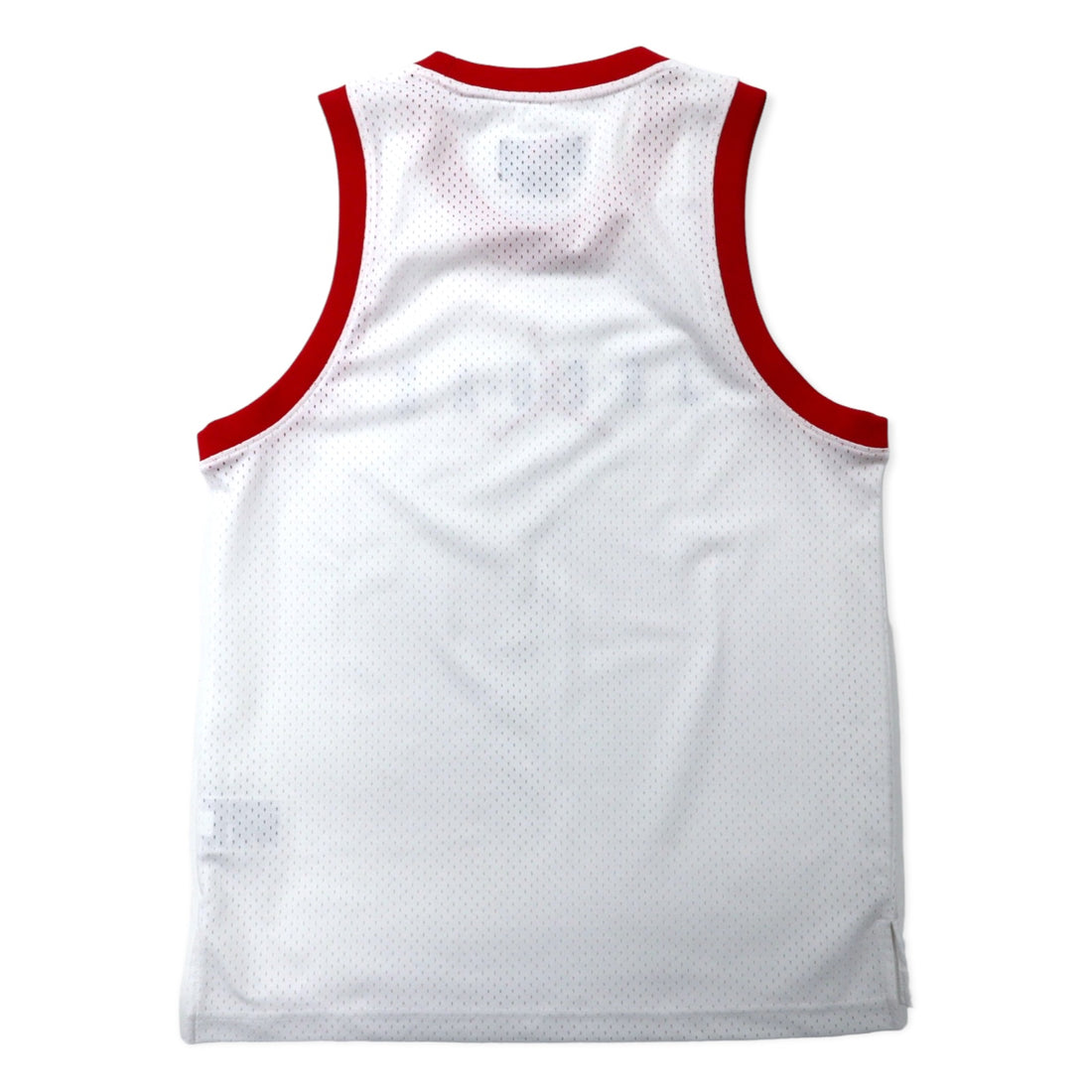 JORDAN BRAND (NIKE) Game Shirt Tank Top S White Polyester Mesh Jumpman Logo Print AS MJ JM SPRT DNA TANK CJ6152-100
