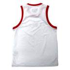 JORDAN BRAND ( NIKE ) ゲームシャツ タンクトップ S ホワイト ポリエステル メッシュ ジャンプマン ロゴプリント AS M J JM SPRT DNA TANK CJ6152-100