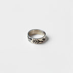 Vintage Sterling Silver Ring インディアンジュエリー シルバーリング 指輪 16号 ボタニカル