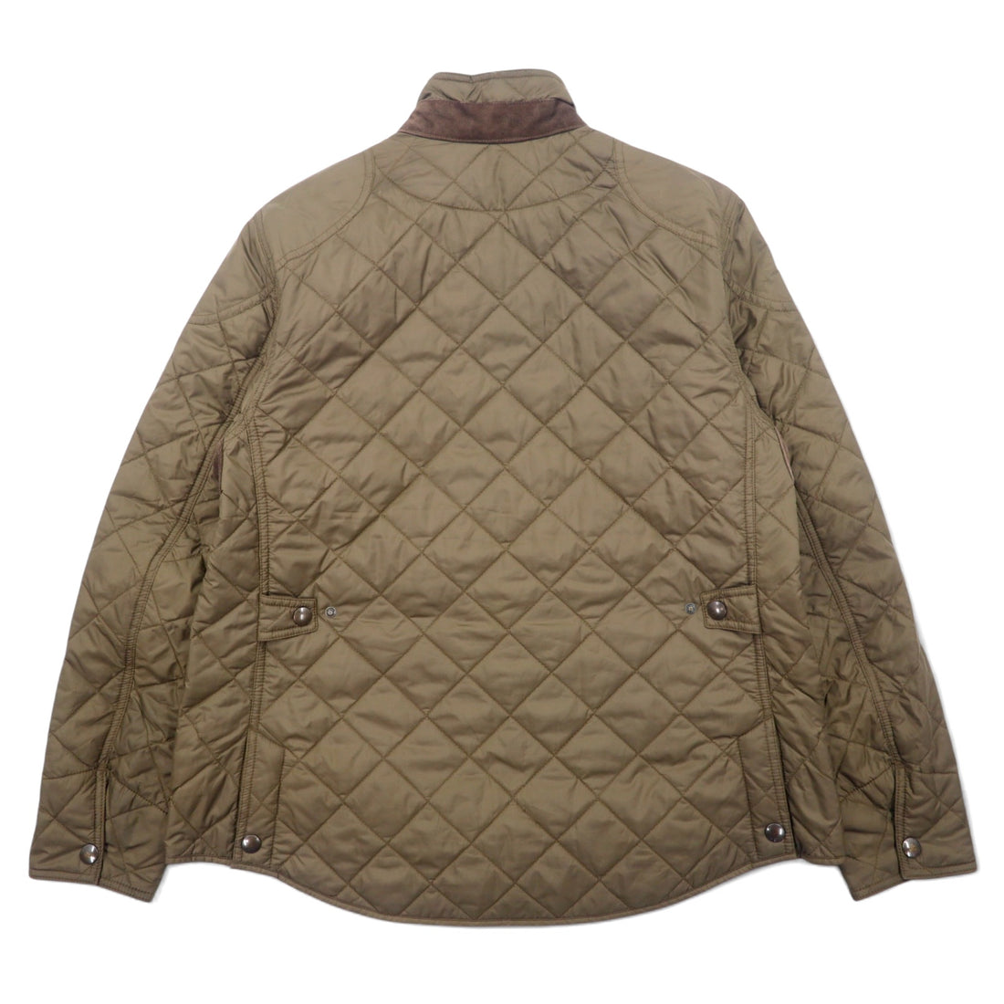 RALPH LAUREN 90s quilted jacket, XL, khaki, polyester