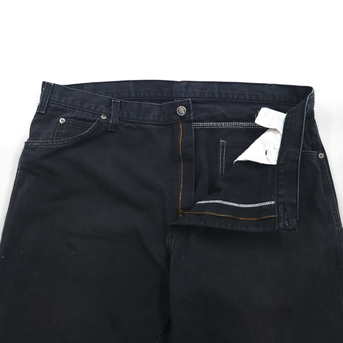 Dickies Duck Painter Pants, XL, Black Cotton, 1939RBK