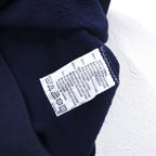 Polo by Ralph Lauren Half Zip Reverse Weave Sweatshirt, XL, Navy, Ribbed Line