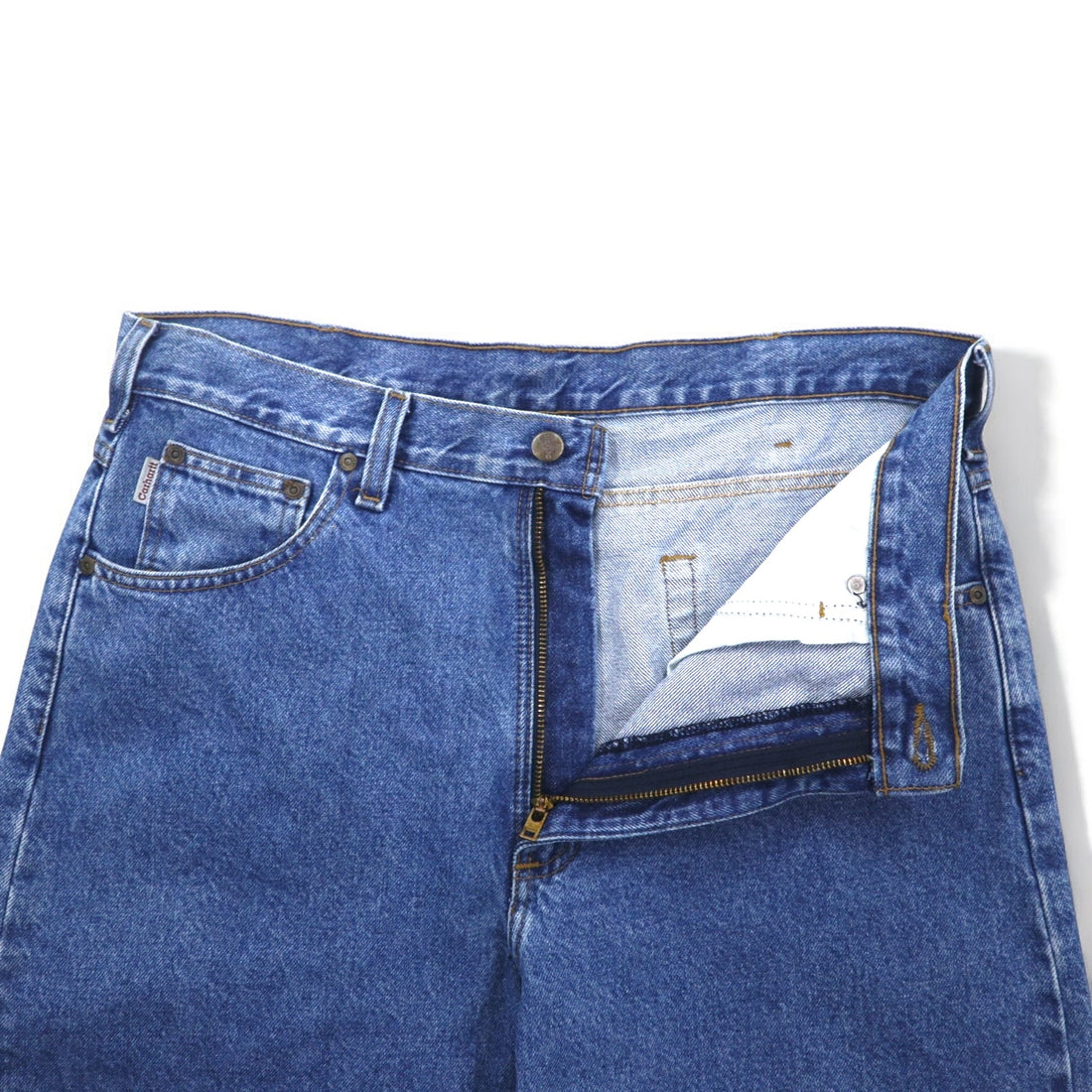 Carhartt リラックスフィット バギー テーパード デニムパンツ L インディゴ ブルー RELAXED FIT B13 STW メキシコ製
