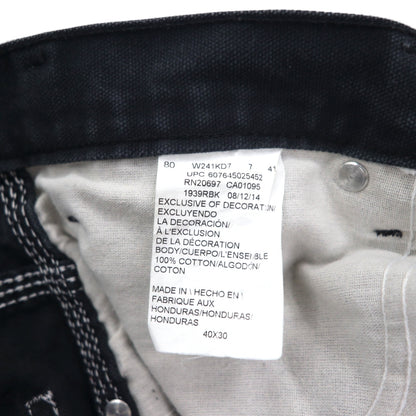 Dickies ダック ペインターパンツ XL ブラック コットン 1939RBK