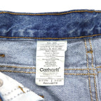 Carhartt リラックスフィット バギー テーパード デニムパンツ L インディゴ ブルー RELAXED FIT B13 STW メキシコ製