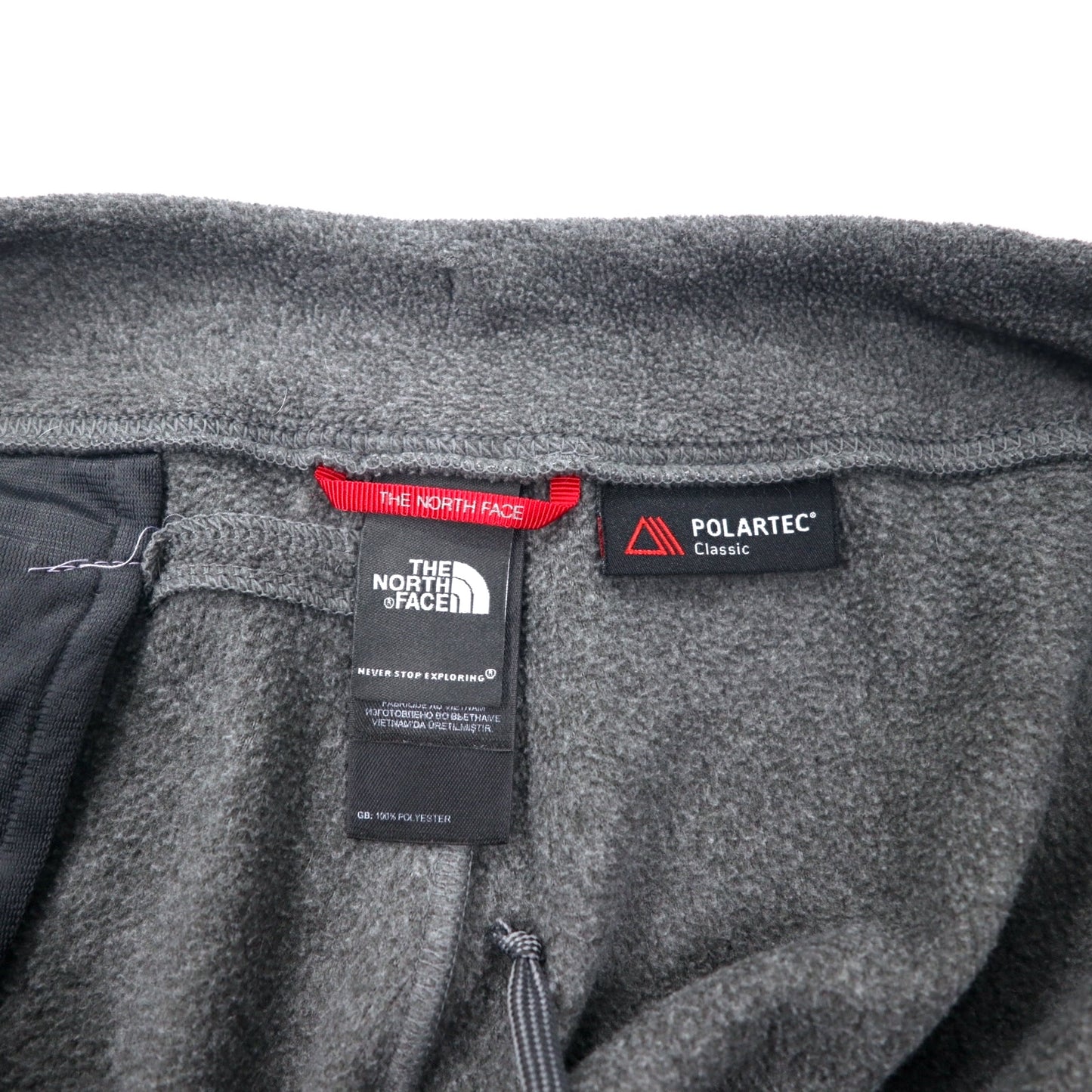 THE NORTH FACE フリース イージーパンツ L グレー ポリエステル POLARTEC