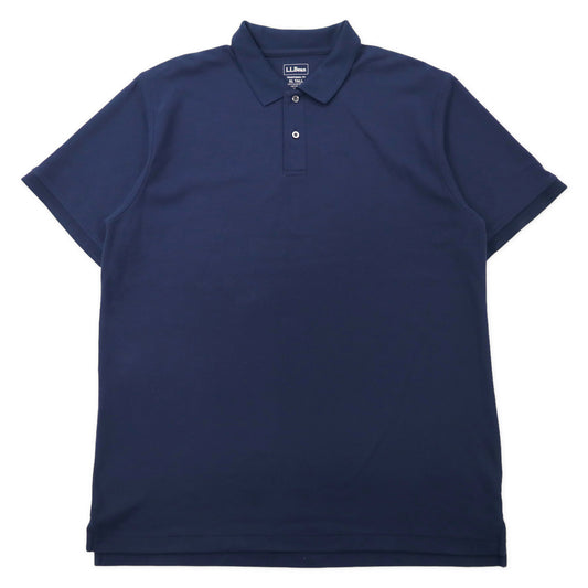 L.L.Bean ポロシャツ XL TALL ネイビー コットン TRADITIONAL FIT ビッグサイズ