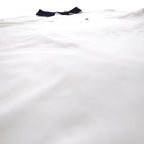 POLO RALPH LAUREN リブライン ポロシャツ XL ホワイト コットン 鹿の子 スモールポニー刺繍